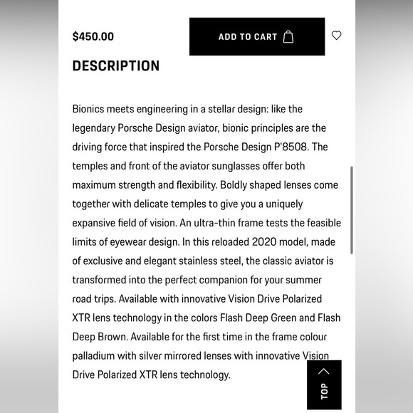 Porsche Design P’8505 Aviator Sunglasses - Picture 7 of 7